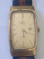 VTG OMEGA De Ville Gold Plated Watch. Ref: 156.0001. Cal: 684. For Service - ONLINE Wristwatches
