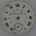 VTG Misc Swiss Pocket watch Movement & Dial. For Parts - ONLINE Wristwatches VTG Misc Swiss Pocket watch Movement & Dial. For Parts