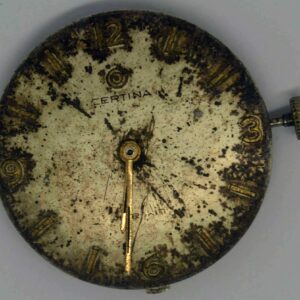 VTG CERTINA Movement &amp Dial Cal: 25-36. Parts Or Repairs
