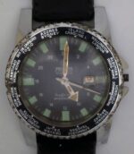 Vintage MORTIMA World Time Chrome Plated Wristwatch. For Service - ONLINE Wristwatches Vintage MORTIMA World Time Chrome Plated Wristwatch. For Service