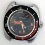 PB130176 - ONLINE Wristwatches Vintage SQUADRON RALLY DIVERS Watch. Cal: 582. For Service